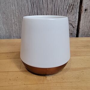 Fellow Joey Matte Tapered White Coppe Bottom 8 Oz Ceramic Double Wall Mug